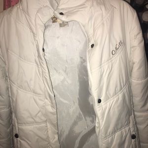 O’Neill white puffy jacket